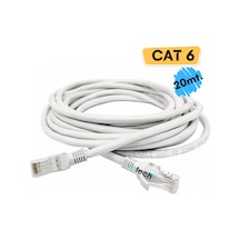 Vetech CAT6 20 MT Lan Ethernet Kablosu Fabrikasyon İnternet Kablo