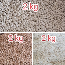 Kuru Fasulye, Nohut , Pirinç Doğal Ve Katkısız Yerli Ve Yeni Mahsul Net 6 Kg