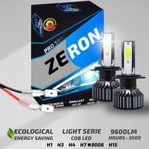 Xenon 9006-hb4 Led Araba Far Ampül Xenon Led Şimşek Etkili Pro Seri Slim Kasa
