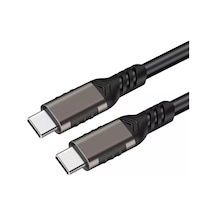 İos Uyumlu 1m Macbook Tablet Telefon Usb3.2 Gen2 4k 60hz 20gbps Pd 100w Tip-c-c Tip-c Hızlı Şarj Kablosu
