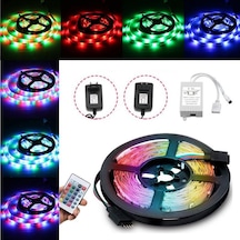 Kumandalı 5 Mt Rgb Şerit Led Işık İç Ve Dış Aydınlatma