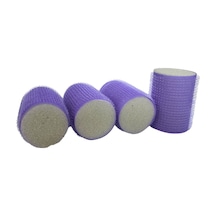 Croc Cb14 Mor Çap:4cm 4lü Mini Paket Bigudi Cırtlı Saç Bigudisi