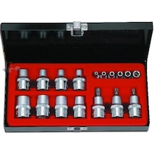 Rico 1/4 1/2 Torx Lokma Seti Takımı 18 Parça
