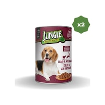 Jungle Kuzu Etli Yavru Köpek Maması 400 Gr - 2 Adet