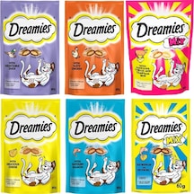 Dreamies Kedi Ödülü Karışık Avantaj Paketi 6 x 60 G