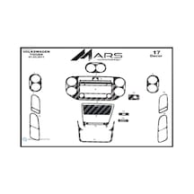 Volkswagen Tiguan Torpido Kaplama 2007-2010 20 Parça Karbon