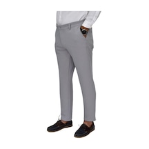 Erkek Likralı Petek Dokuma Kumaş Pantolon Regular Fitt Bgl-st04491 Gri