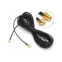 Rg174 50 Ohm Koaksiyel Sma Erkek Dişi 10 Metre Kablo Rf Sinyal Uzatma Kablosu 0-6ghz Koeksiyel