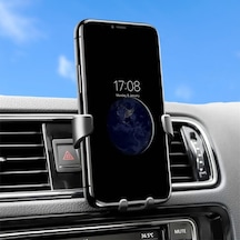 Araç İçi Klima Izgarasına Takılabilen Plastik Oto Telefon Tutucu Gravity Diğer