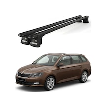 Trio-ı Skoda Fabia Kombi 2014 Ve Sonrası Uyumlu Siyah Kilitli Ara Atkı 120cm Port Bagaj Tavan Barı