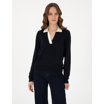 Pierre Cardin Kadın Lacivert Kazak /triko 50308166-vr033 Lacivert