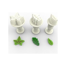 Yapraklar 3'lü Mini Basmalı Enjektörlü Kopat Plastik Çok Renkli Diğer