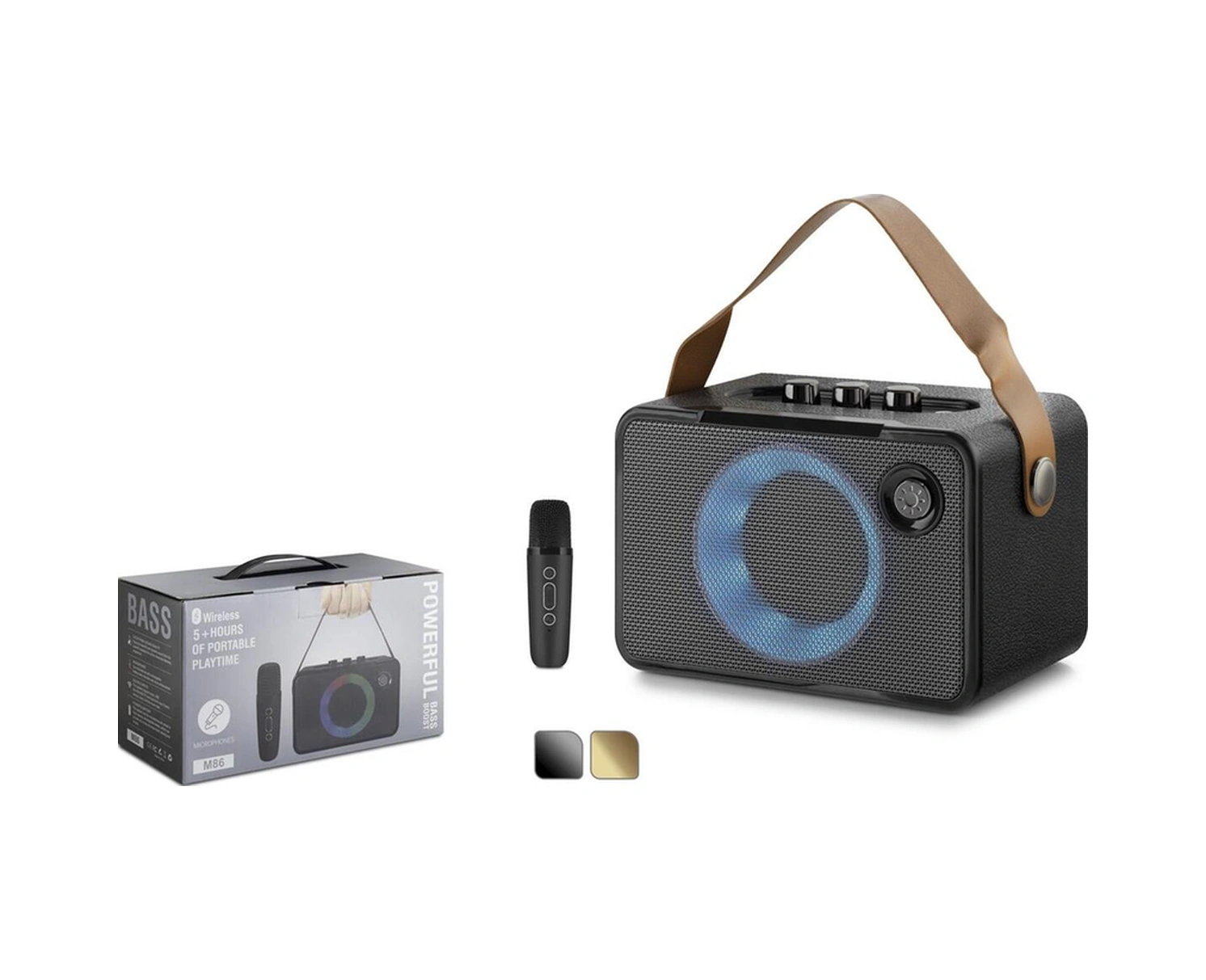 M86 Bluetooth Karaoke Mikrofonlu Speaker