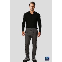 İgs Gri Premium Jogger Erkek Pantolon Dynamic Fit-26057