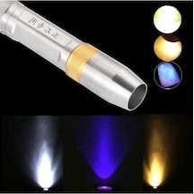 Ulzyvf Createtech Test Siyah Meşale Led Kamp Feneri, Hafif Ve Dayanıklı Siyah