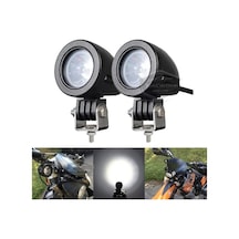 Yuvarlak Tek Led Bar Beyaz Sis Farı Araç Motosiklet Off Road Atv Forklift Led Lamba Projektör Metal Arazi Çalışma LED Far 50018824