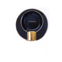 Parmida Siyah-gold Porselen Tekli Puro Küllüğü - Tr8277
