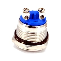 19mm Yaylı Metal Buton Işıksız 1no Bombeli Anahtar