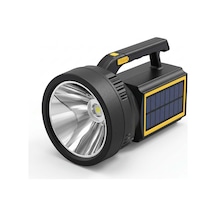 Panther Pt-6216 Usb Şarjlı Solar El Feneri 15 W 3500 Lümen 4x18650 Pilli Beyaz