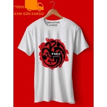 Fire And Blood Targaryen Baskılı Tişört Tshirt Ücretsiz Kargo