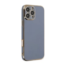 Newface Apple İphone 16 Pro Kılıf Volet Silikon - Mavi