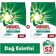 Ariel Dağ Esintisi 4 Kg Aquapudra Toz Çamaşır Deterjanı X 2 Adet
