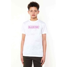 Blackpink Baskılı Unisex Çocuk Beyaz T-Shirt
