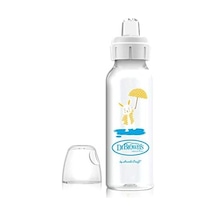 8 Oz/250 Ml Pp Dar Ağız + Sippy Biberon Bardak, Tavşan, Tekli Paket Açık Kahverengi