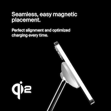 Boostcharge Pro 3'ü 1 Arada Qi2'li Kablosuz Şarj Cihazışarj Standı - Beyaz