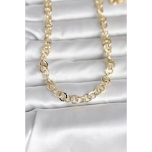 Cm 14k Gold Renk Kalın Halka Zincirli 60 Cm Kadın Kolye - Tj-bko10999 Çok renkli 81029107