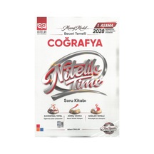 Nitelik 1.aşama Coğrafya Soru Kitabı Beceri Temelli Maarif Model