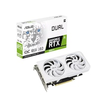 Asus NVIDIA GeForce RTX 3060 Ti Dual White OC DUAL-RTX3060TI-O8GD6X-WHITE 8 GB GDDR6X 256 Bit Ekran Kartı﻿﻿
