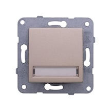 Ayrex Bronz Işıklı Etiketli Zil 24v Çabuk Bağlantı Vakumlu Paket