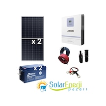 1180 Watt Jel Akülü Mini Ev Sistemi