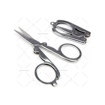 Çelik Katlanır Cep Tipi Seyahat ✂ Makası Açık 12Cm Kapalı 5Cm