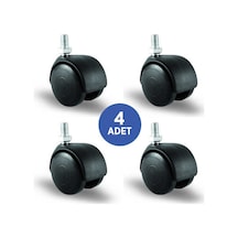 4 Adet Ec05Mkm50. Oynak Civatalı Mobilya Tekerleği Koltuk
