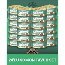 Reflex Plus Delizzia Yetişkin Somonlu-tavuklu Gravy Kedi Maması 24x85 Gram
