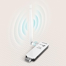 Tl-wn722n, N150 Mbps Yüksek Kazanımlı Kablosuz Usb Adaptör, 4dbi Ayrılabilir Anten