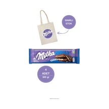 Çanta Hediyeli Milka Oreo Tablet Çikolata 300 Gr Mmmax - 4 Adet