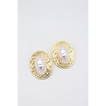 Çelik Küpe 14 K-17212 45mm Çok Renkli