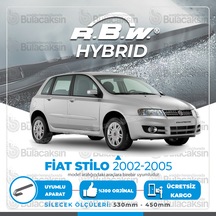 Rbw Hybrid Fiat Stilo 2002 - 2005 Ön Silecek Takımı - Hibrit