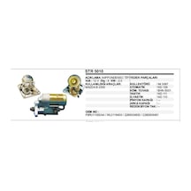 Marş Motoru 9 Diş 12v Mazda B2500 Ym 9d. Nıppondenso Tip 1 Ad
