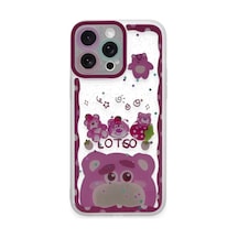 Newface Apple İphone 14 Pro Max Kılıf Sweet Desenli Silikon Kapak - Pembe