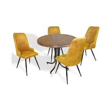 Beymobilya Buket Werzalit Yuvarlak Esb-Çırağan Mutfak Masa Takımı (522348046)