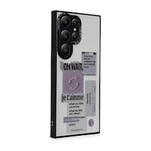 Newface Samsung Galaxy S23 Ultra Kılıf Mirror Desenli Kapak - Mirror - 4 Çok Renkli