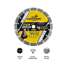 Dawreek Dt015cd 230mm Premium Segmentli Elmas Testere Beton Beton-duvar-tuğla