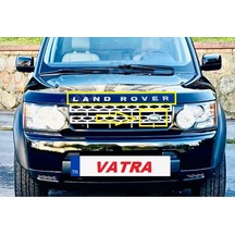 Discovery 2.7 Tdv6 Uyumlu Gri Land Rover Kaput Yazısı Ve Tampon Arması 3m 3d Abs