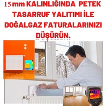 Reelfoam Kalorifer Petek Arkası Isı Yalıtım Levhası Radyatör Arkası Isı Koruyucu Plaka 15  Mm 3  Adet