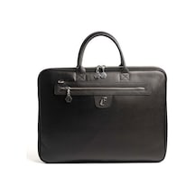 Silver & Polo Silver Polo Siyah - Siyah Düz Kadın Laptop Ve Evrak Çantası Sp1175