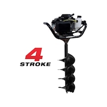 Tomking EA144P Çift Helezonlu 4 Zamanlı 200 MM 4 HP Toprak Burgu Makinesi